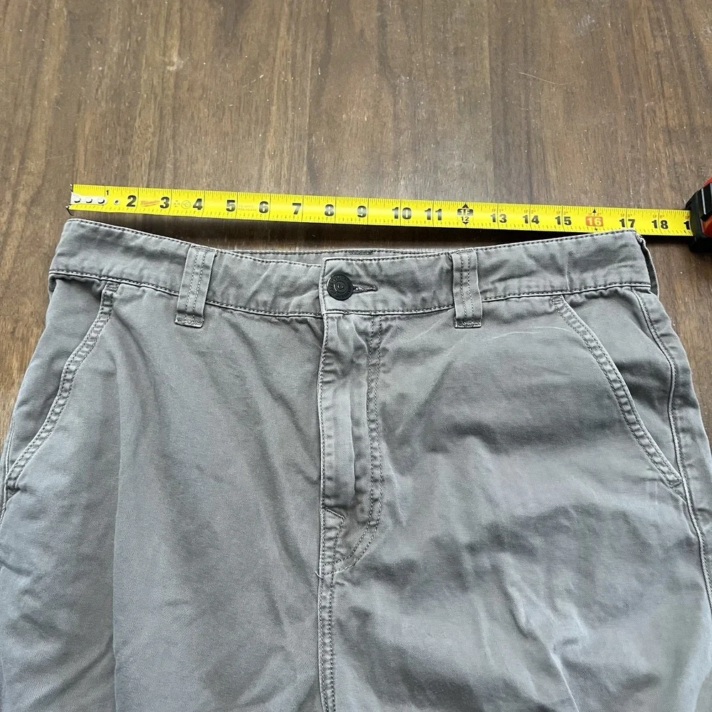 True Religion Marco Cargo Joggers Men's 32 Gray Khaki Pockets Pants 34x27